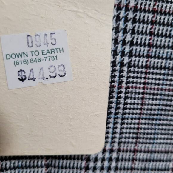 NWT Hem Thread Plaid Choker Dress Sm Preppy Collared Cutout Style Academia Core - Picture 8 of 10